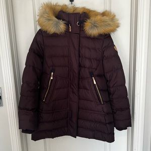 Vince Camuto Puffer Jacket with Faux Fur Hood